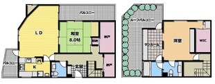 クリフサイドテラスの物件間取画像